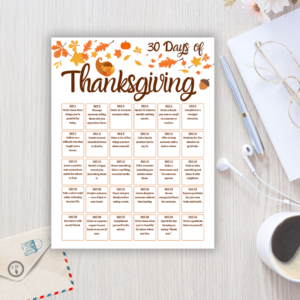 30 Days of Thanksgiving