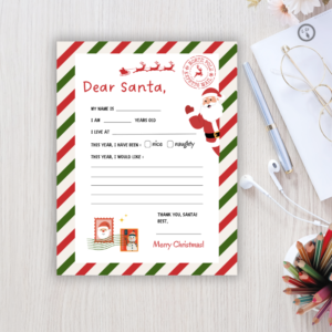 December Freebie: Letter to Santa